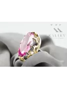 Аметист 14-кв Желтое золото Кольцо Винтаж vrc253y